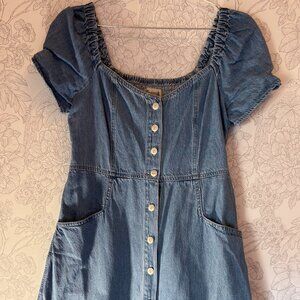Madewell Denim Mini Dress | Women's | Medium Wash | 4